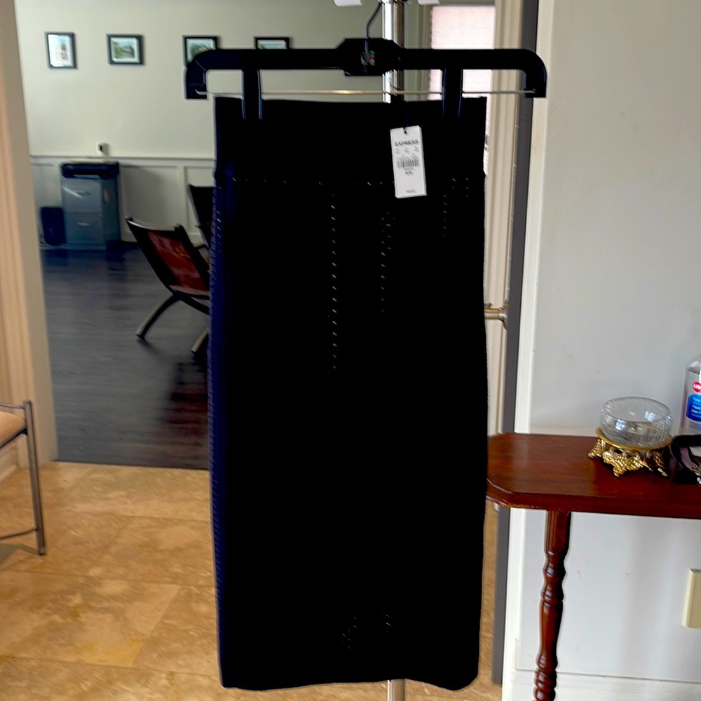 Express black skirt size medium brand new with label